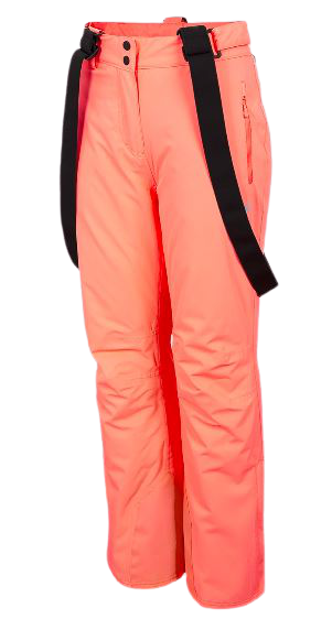 Damskie spodnie narciarskie 4F SPDN001 łososiowy 2021