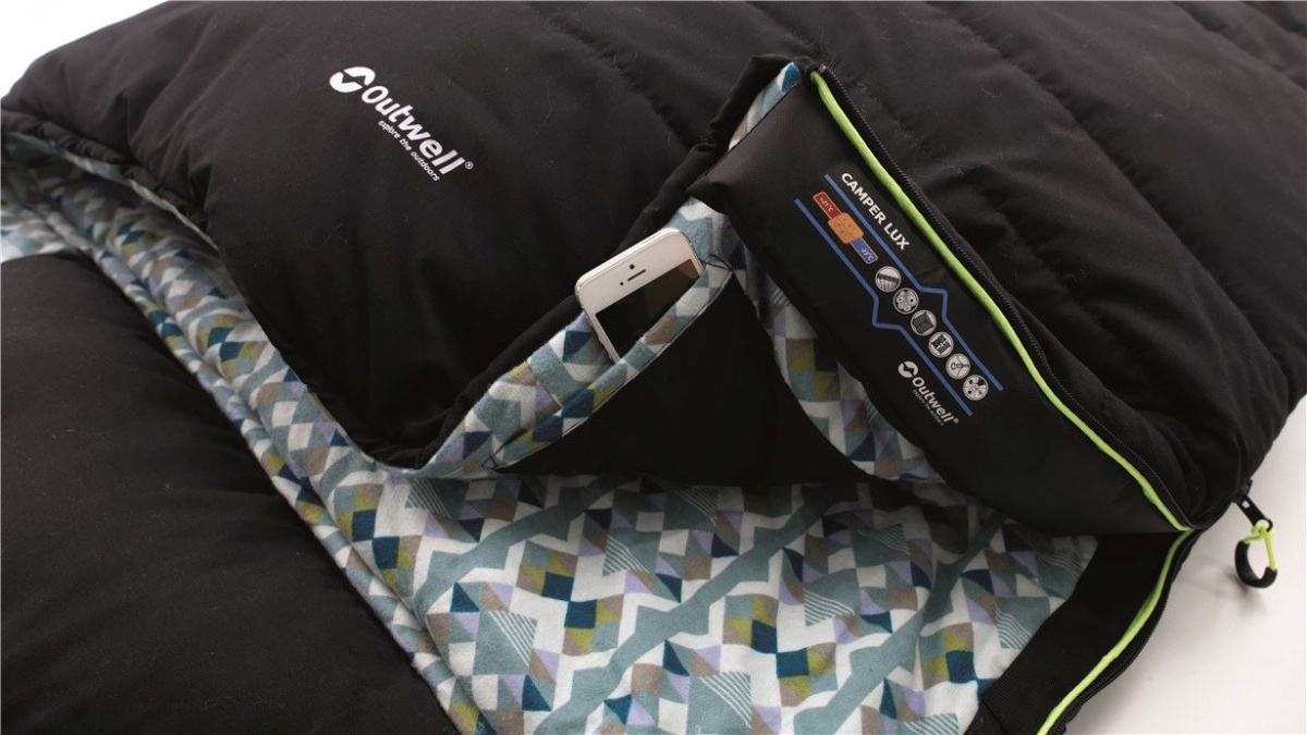 Śpiwór Outwell Camper Lux Double z poduszkami